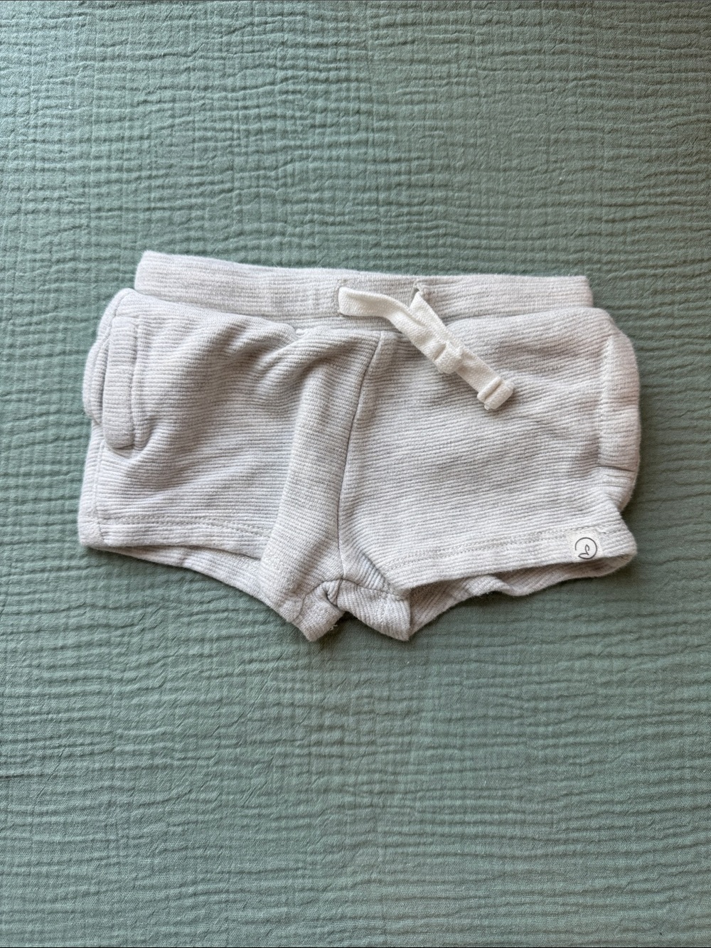 Soft Knit Grey Kids Shorts